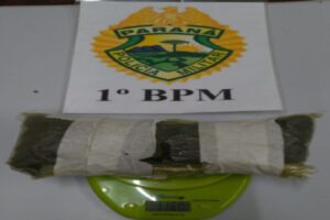foto haxixe apreensão 1,1 kg