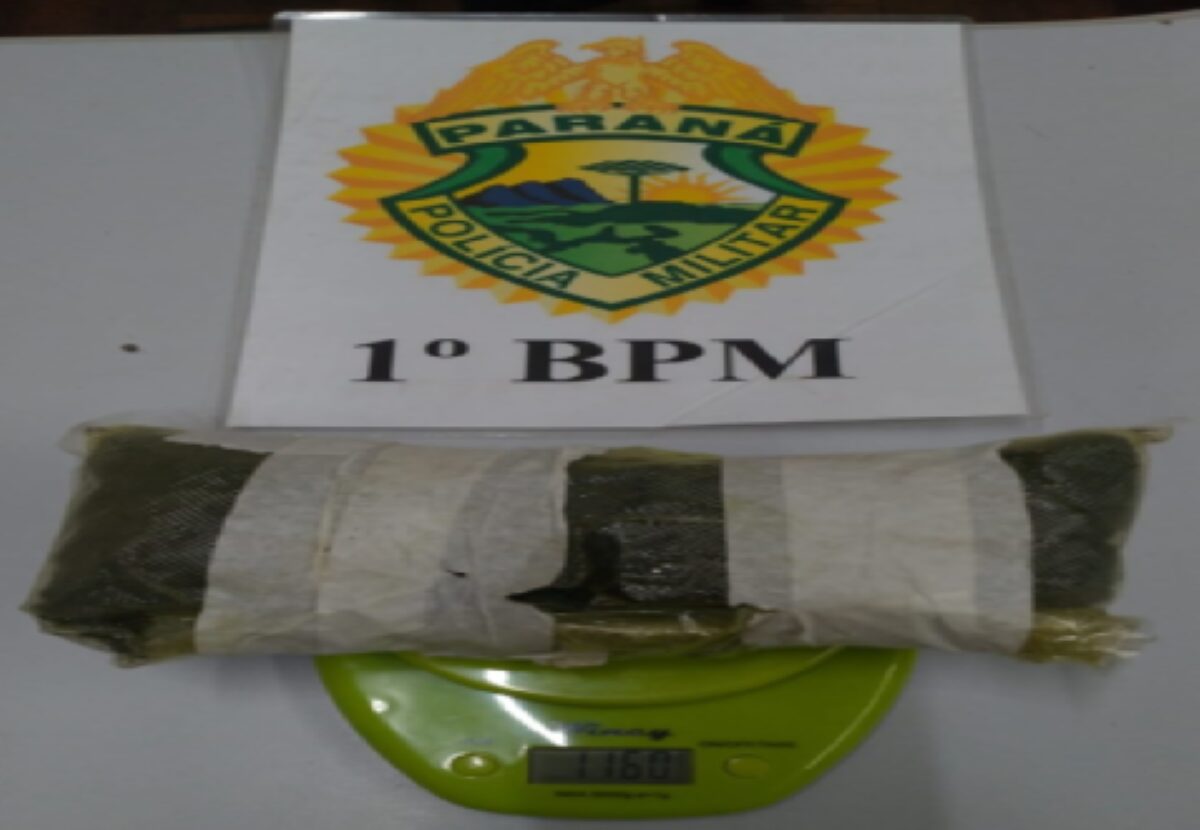 foto haxixe apreensão 1,1 kg