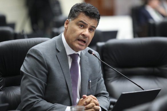 Deputado Marcelo Rangel (PSD) na Assembléia Legislativa do Paraná.