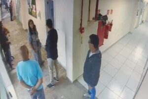 Imagem da camera de segurança da Camara de Ponta Grossa