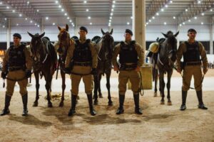 Cavalaria no Rodeio de Castro