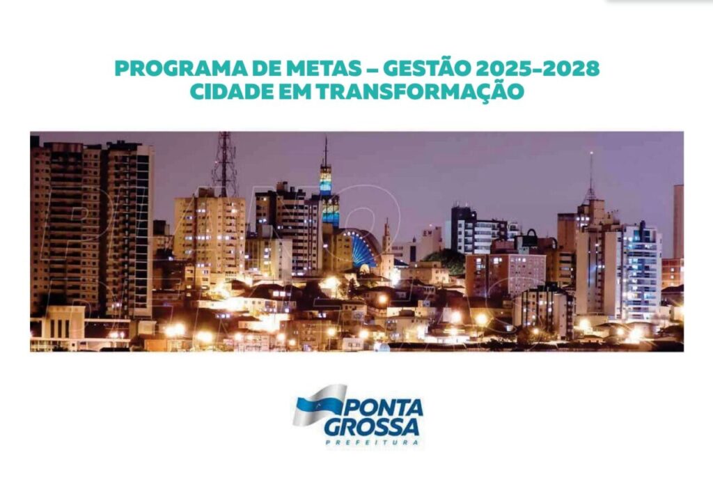 Capa do Programa de Metas