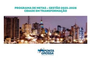 Capa do Programa de Metas