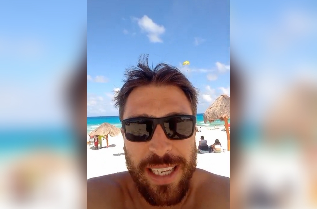 Fred Petla em Cancún, rumo ao Alasca