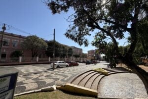 Praça Barão do Rio Branco ilustra previsão do tempo Ponta Grossa