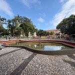 Foto de praça de PG ilustra previsão do tempo ponta grossa