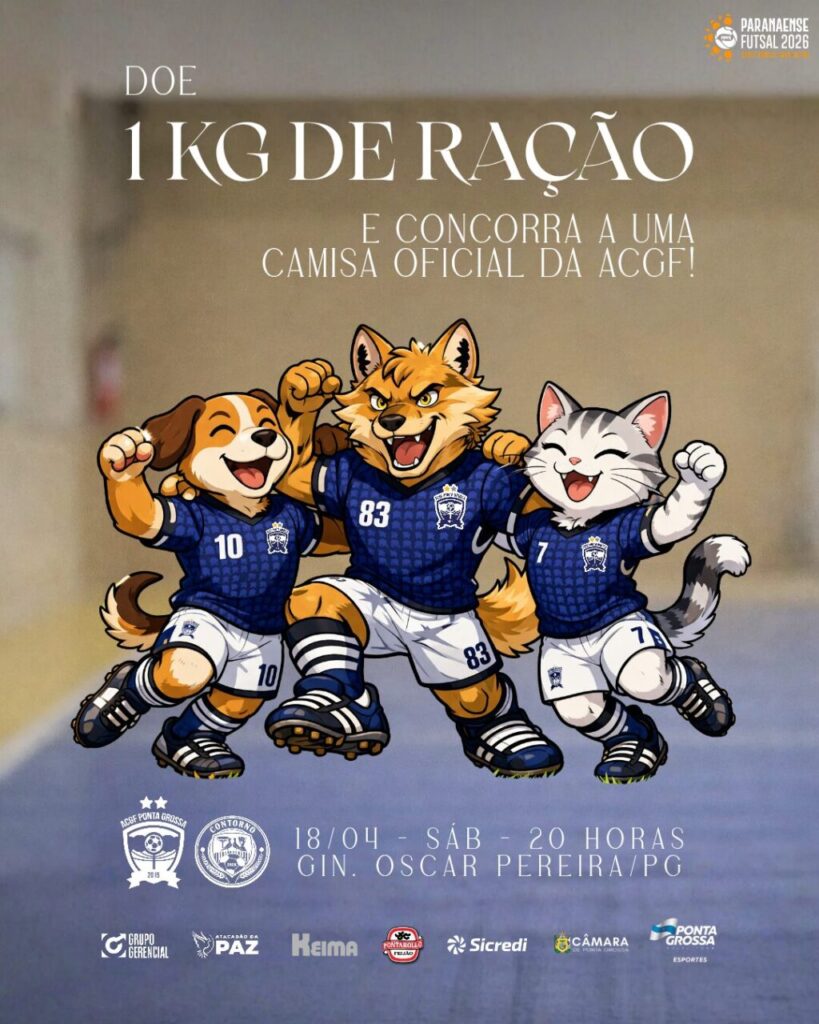 ACGF Ponta Grossa no futsal de PG
