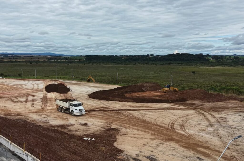 Pista para o Brasileiro de Motocross em Castro