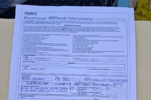 Documento notificação Rumo