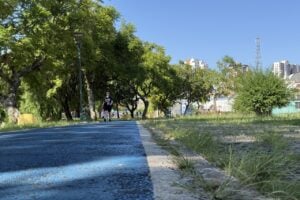 Foto do Parque Ambiental Ilustra a previsão do tempo