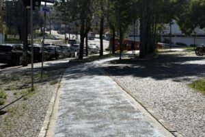 Parque ambiental ilustra a previsão do tempo