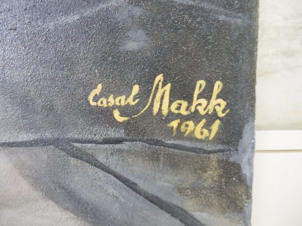 Pintura feita pelo casal Américo e Eva Makk, dentro da Igreja do Rosário, em Ponta Grossa - Foto por Danilo Kossoski