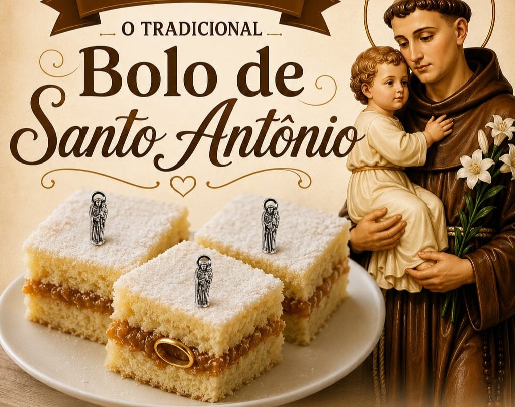 arte bolo santo antonio igreja do rosario