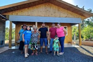 Doação de casa sustentável em rio bonito do iguaçu