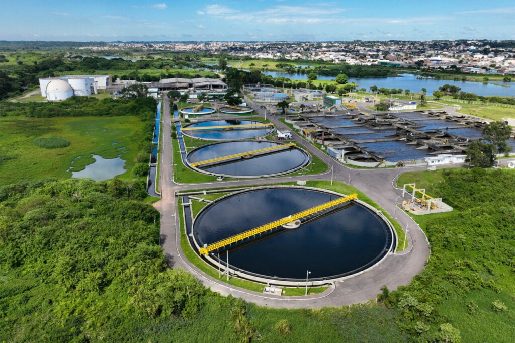 Reservatório de água da Sanepar