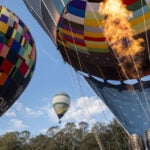 Festival de Balonismo, no Centro de Eventos, em Ponta Grossa.