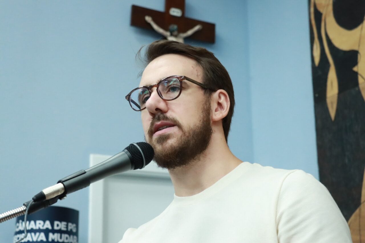 Vereador Geraldo Stocco na Câmara Municipal de Ponta Grossa