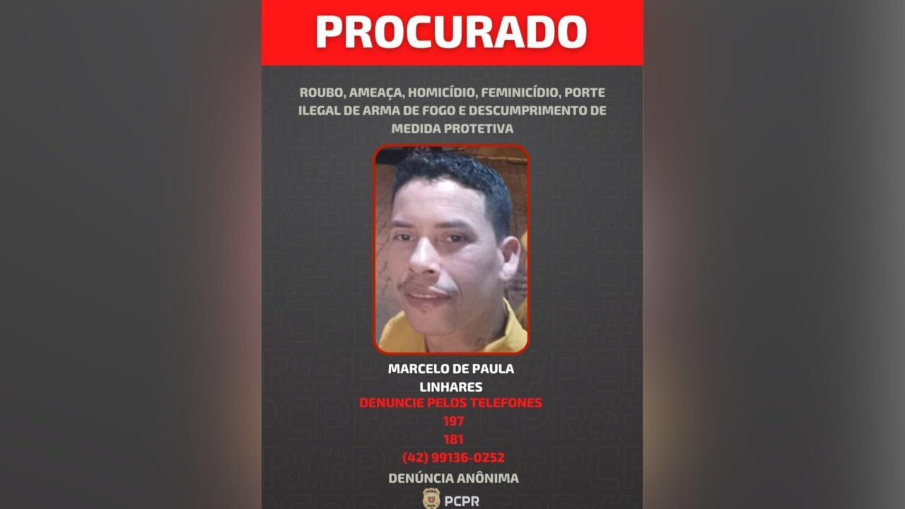 Procurado pela polícia
