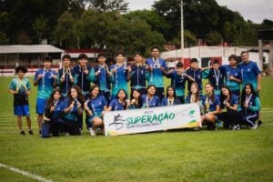 Alunos do Projeto Superação de Reserva, no Paraná