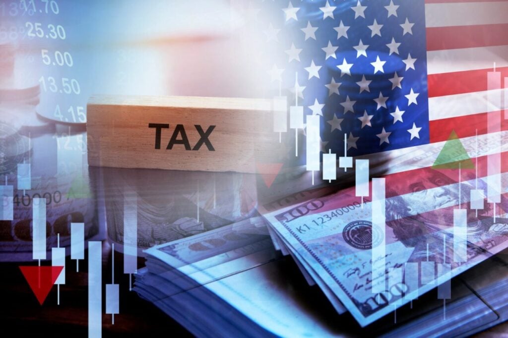Foto ilustrativa sobre taxacao dos EUA