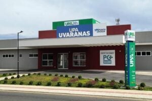 Fachada da Unidade de Pronto Atendimento (UPA) Uvaranas, em Ponta Grossa