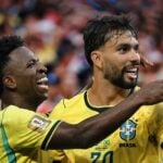 Vini junior e Paqueta Brasil x Miami Capa