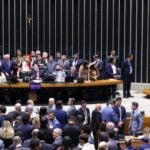 Câmara dos Deputados após votação do fim da escala 6x1