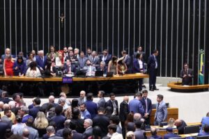 Câmara dos Deputados após votação do fim da escala 6x1