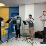 Alunos dos cursos de música