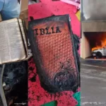 Bíblia após incêndio