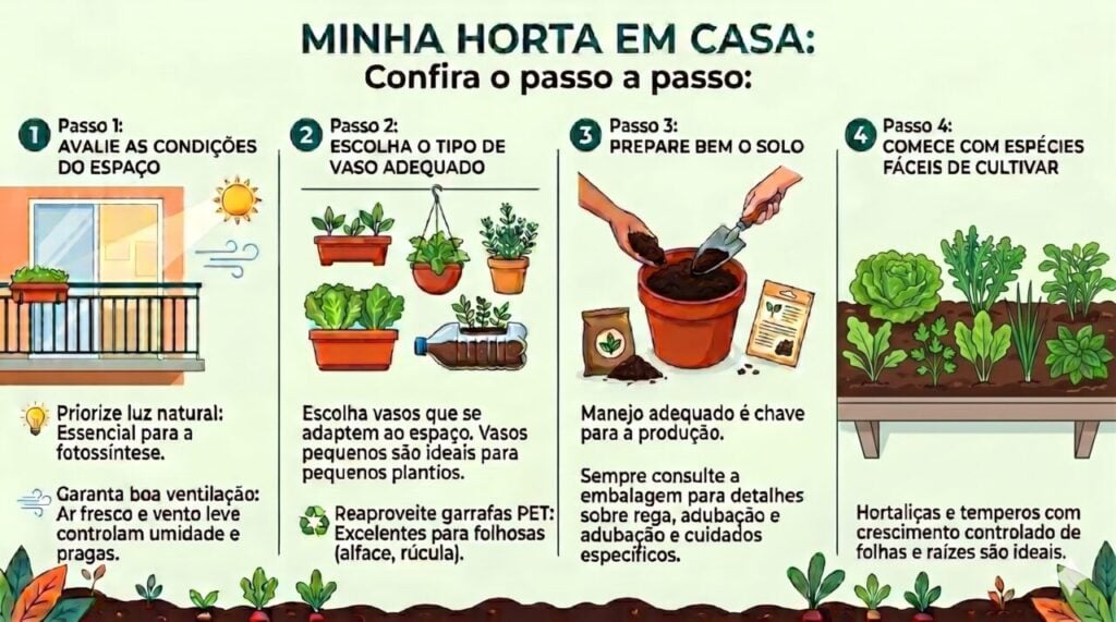 infográfico horta