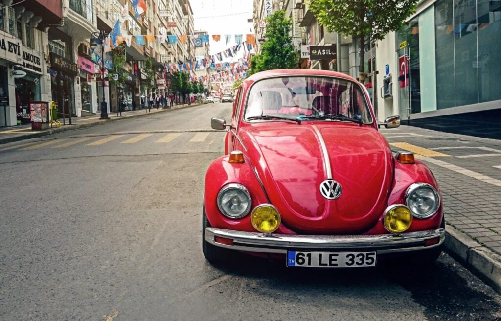 Fusca vermelho