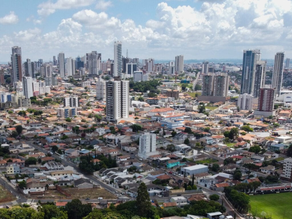 Ponta Grossa vista de cima