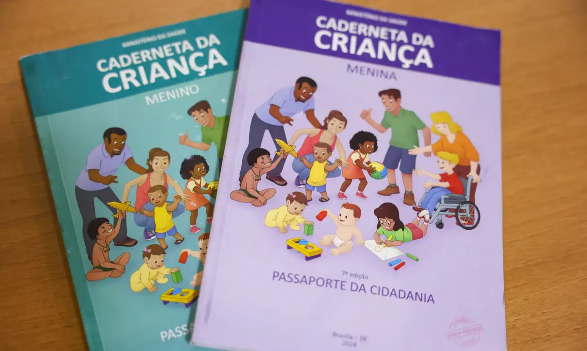 Caderneta de vacinação de crianças