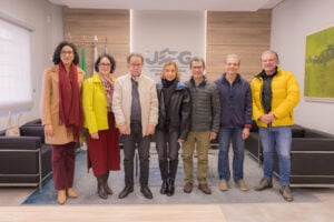Visita de representantes da Tecpar à Universidade Estadual de Ponta Grossa, para tratar da criação de banco de células-tronco