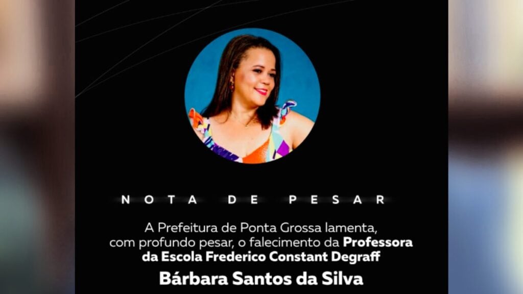Falecimento de professora em ponta grossa