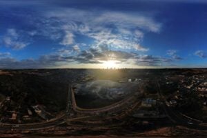 Imagem panorâmica de Ponta Grossa