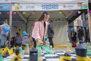 Domingo no centro de Curitiba