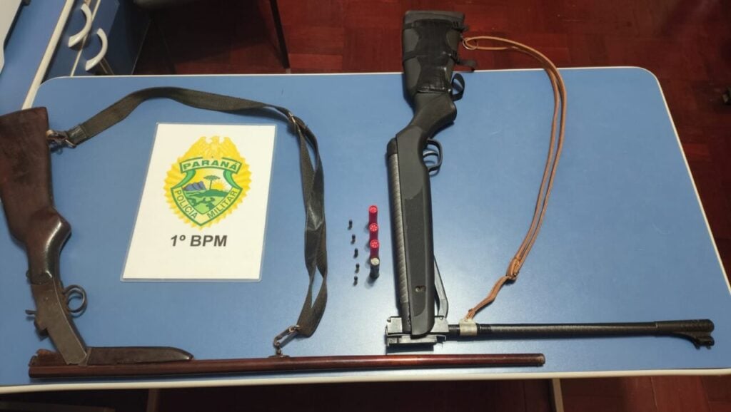 PC_x_armas caça ilegal Piraí do Sul_PMPR