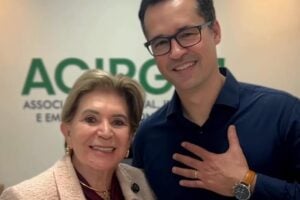 Prefeita Elizabeth e Deltan Dallagnol