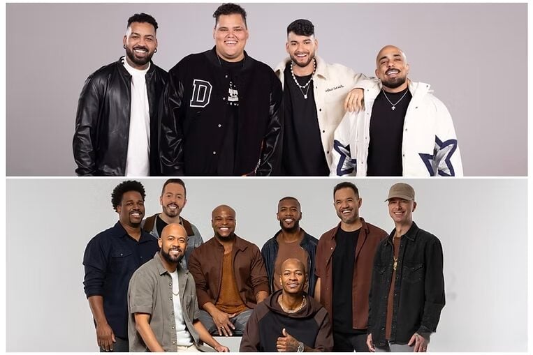 Menos é mais e turma do pagode