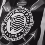Escudo do Corinthians em Preto e Branco