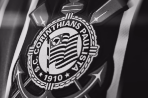 Escudo do Corinthians em Preto e Branco