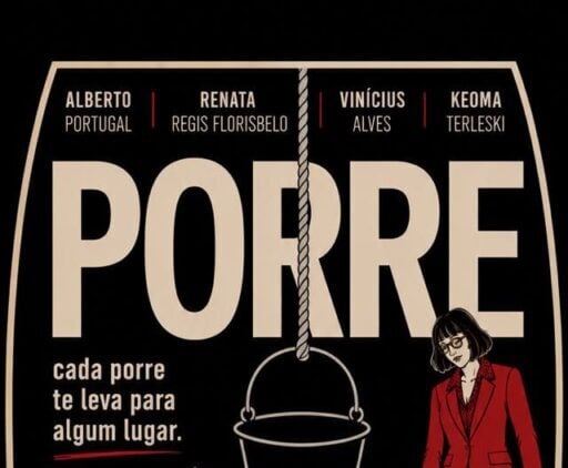 Cartaza da peça Porre, com secretário de cultura de ponta grossa
